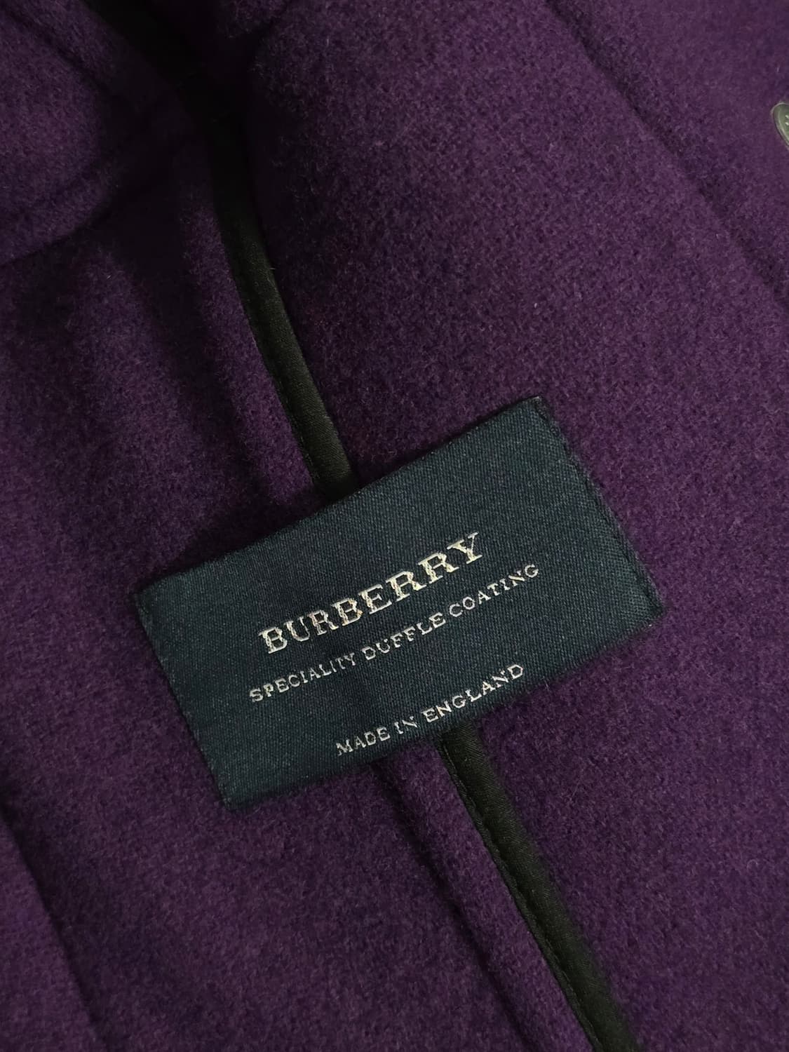 Burberry 버버리 퍼플 더플코트 S사이즈 상품이미지9