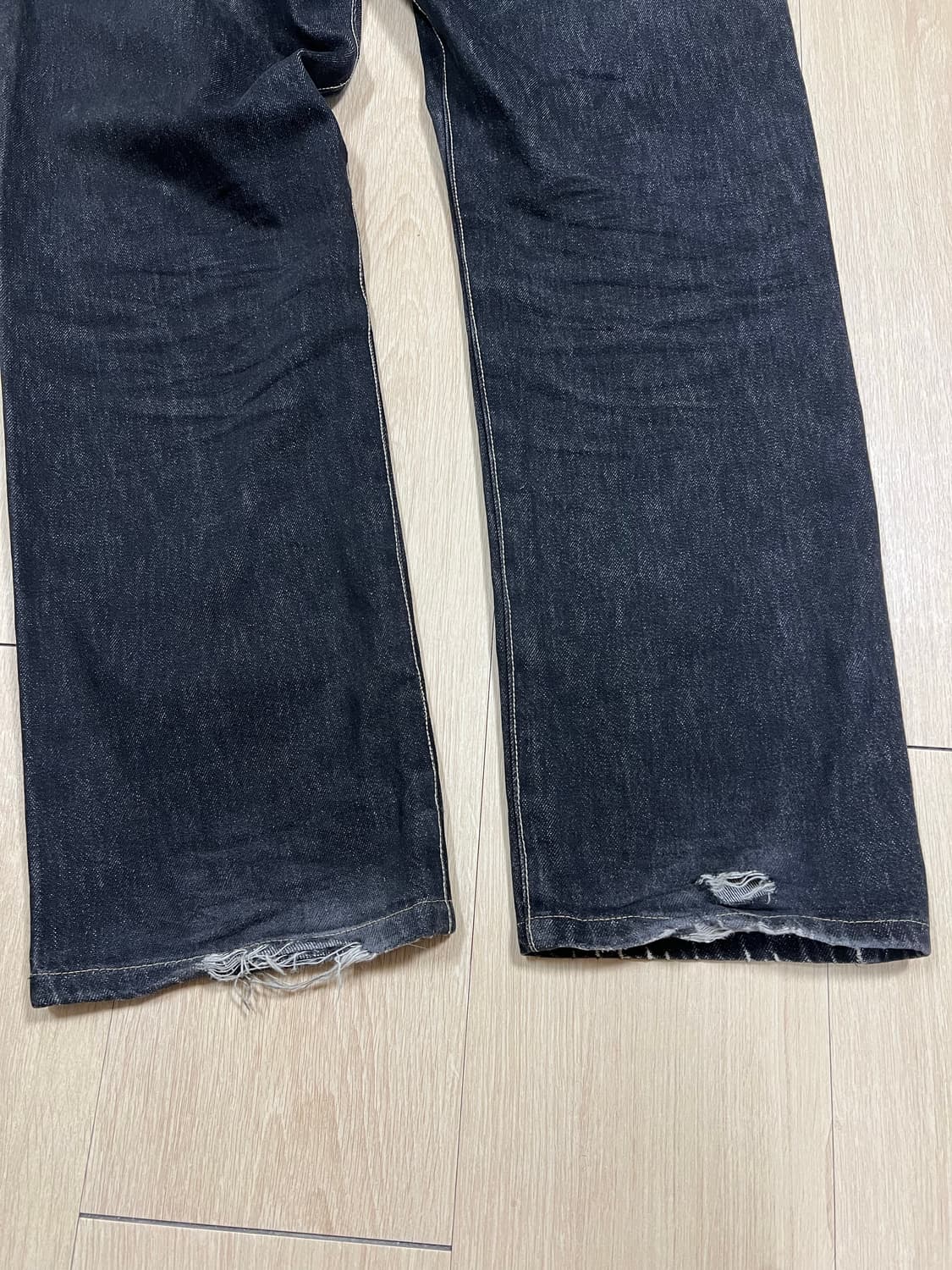 [32x32] 리바이스 569 흑청데님 팬츠 상품이미지5