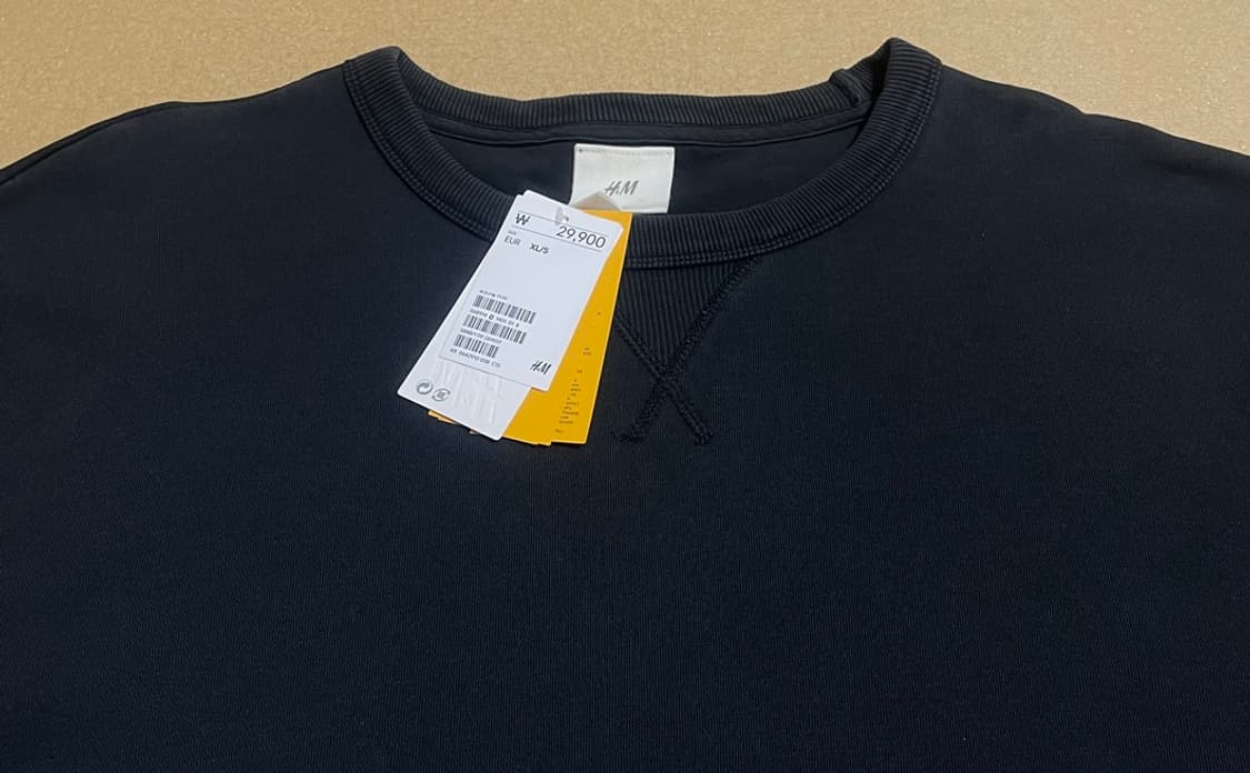 H&M 루즈핏 맨투맨 상품이미지4