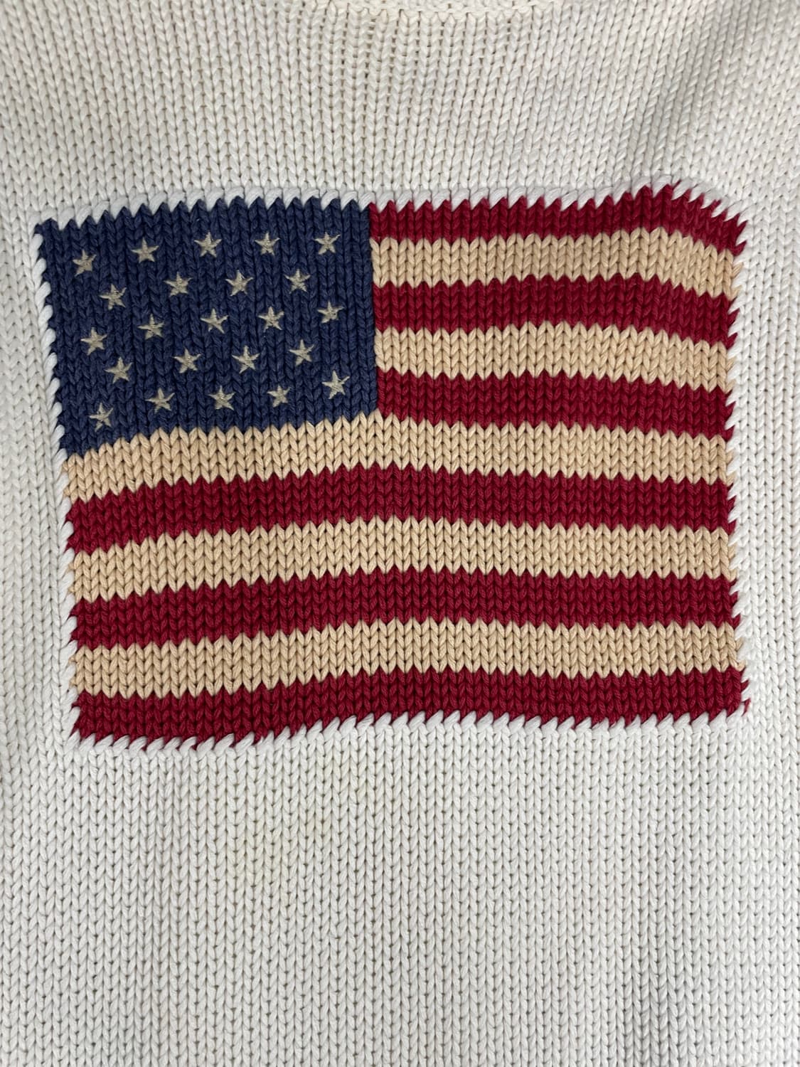 90s Polo RL 성조기 니트 상품이미지4