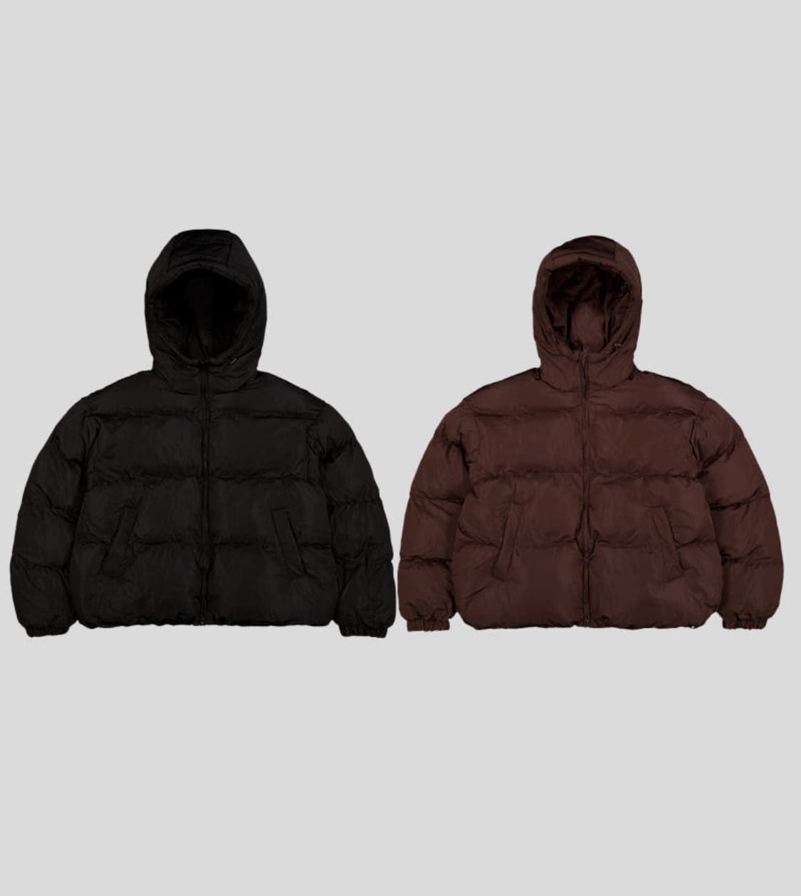 헤비 크롭 후드 패딩 2c 상품이미지3