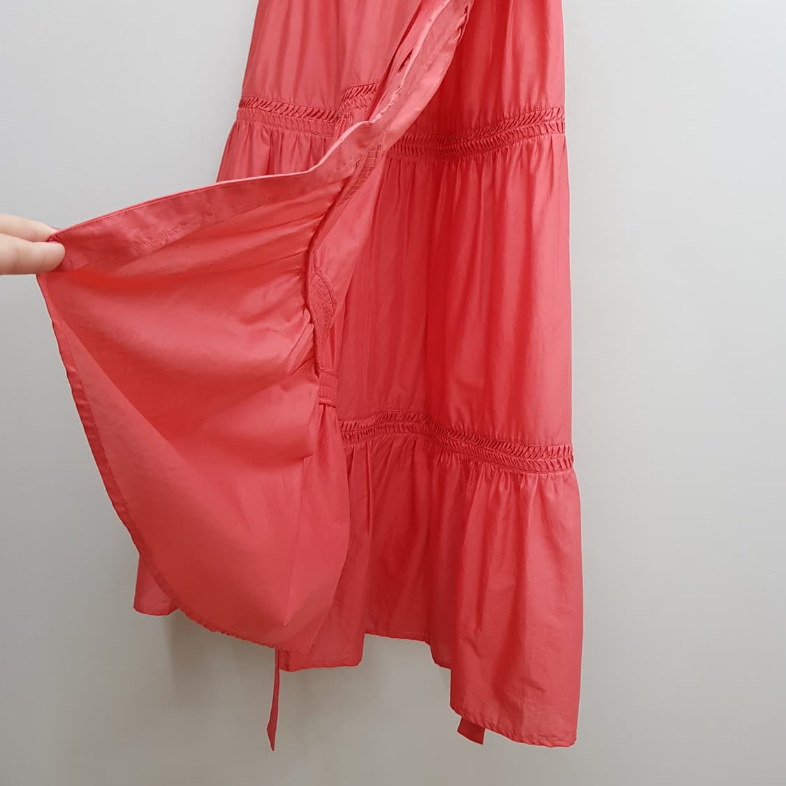 멀레트(Merlette) 2023 프릴 롱 랩스커트 4사이즈 상품이미지4