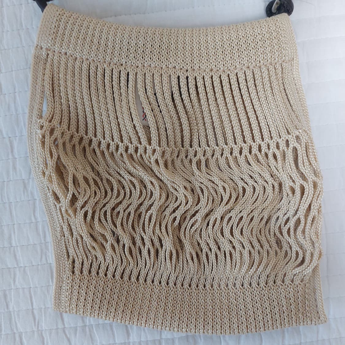 MINI CROSSBODY FILT NET BAG BEIGE 상품이미지3