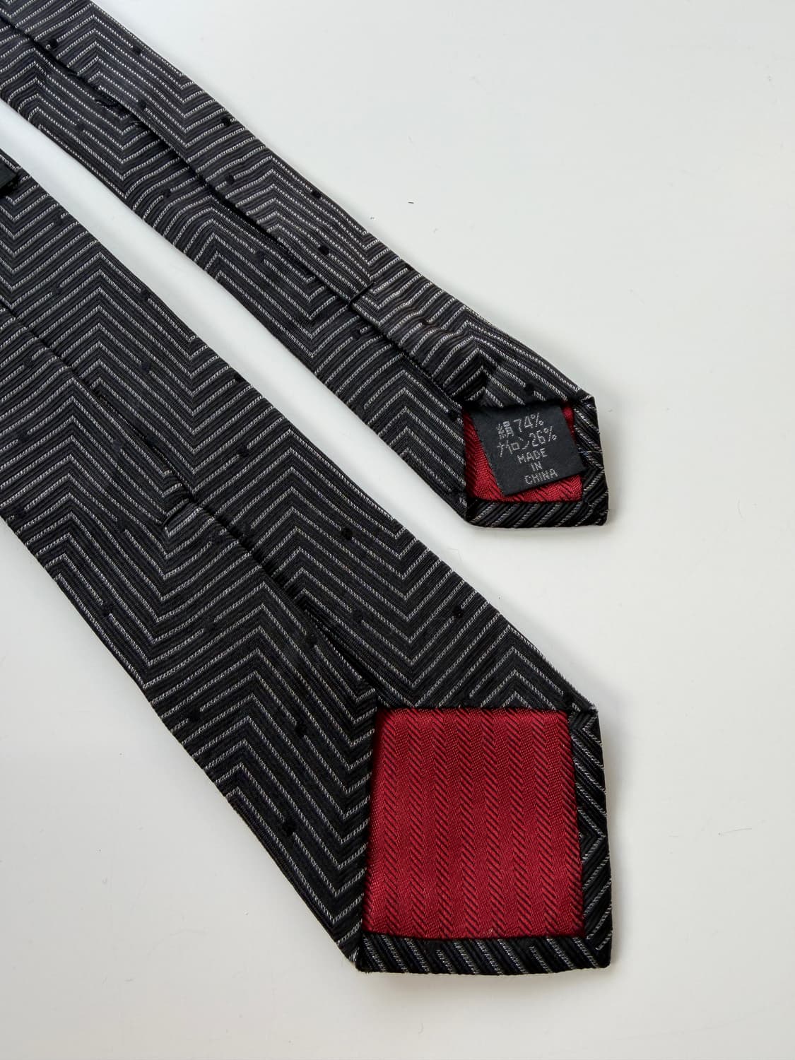 꼼사이즘 (comme ca ism) 슬림 실크 넥타이 6.5cm 상품이미지5