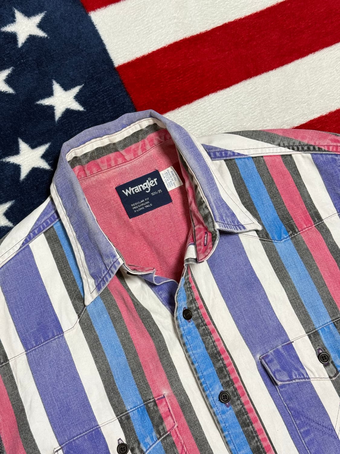 랭글러 웨스턴셔츠 90s Wrangler western shirt 빈티지 상품이미지7