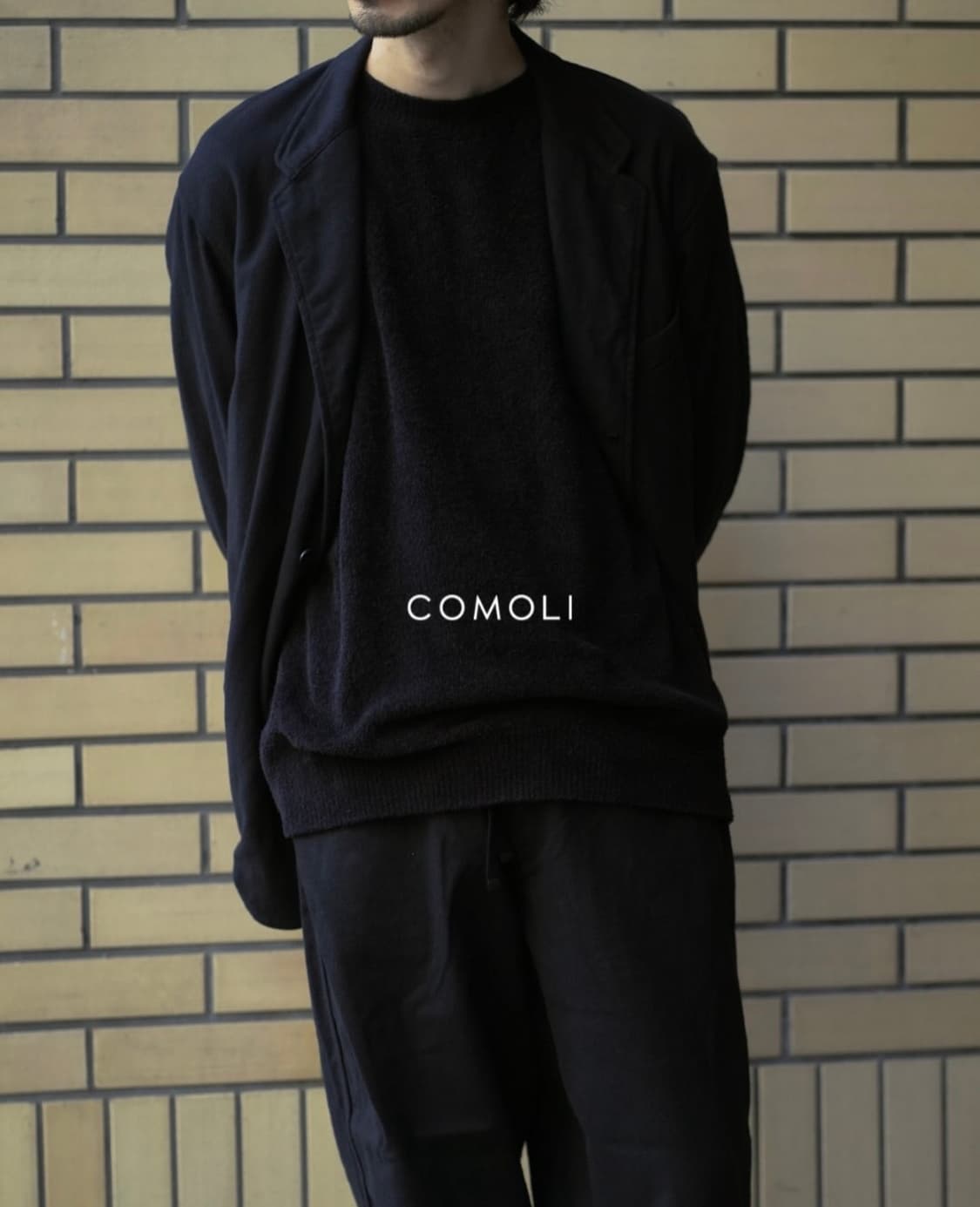 [2,1] 코모리 26ss 블랙드릴 셋업 상품이미지2