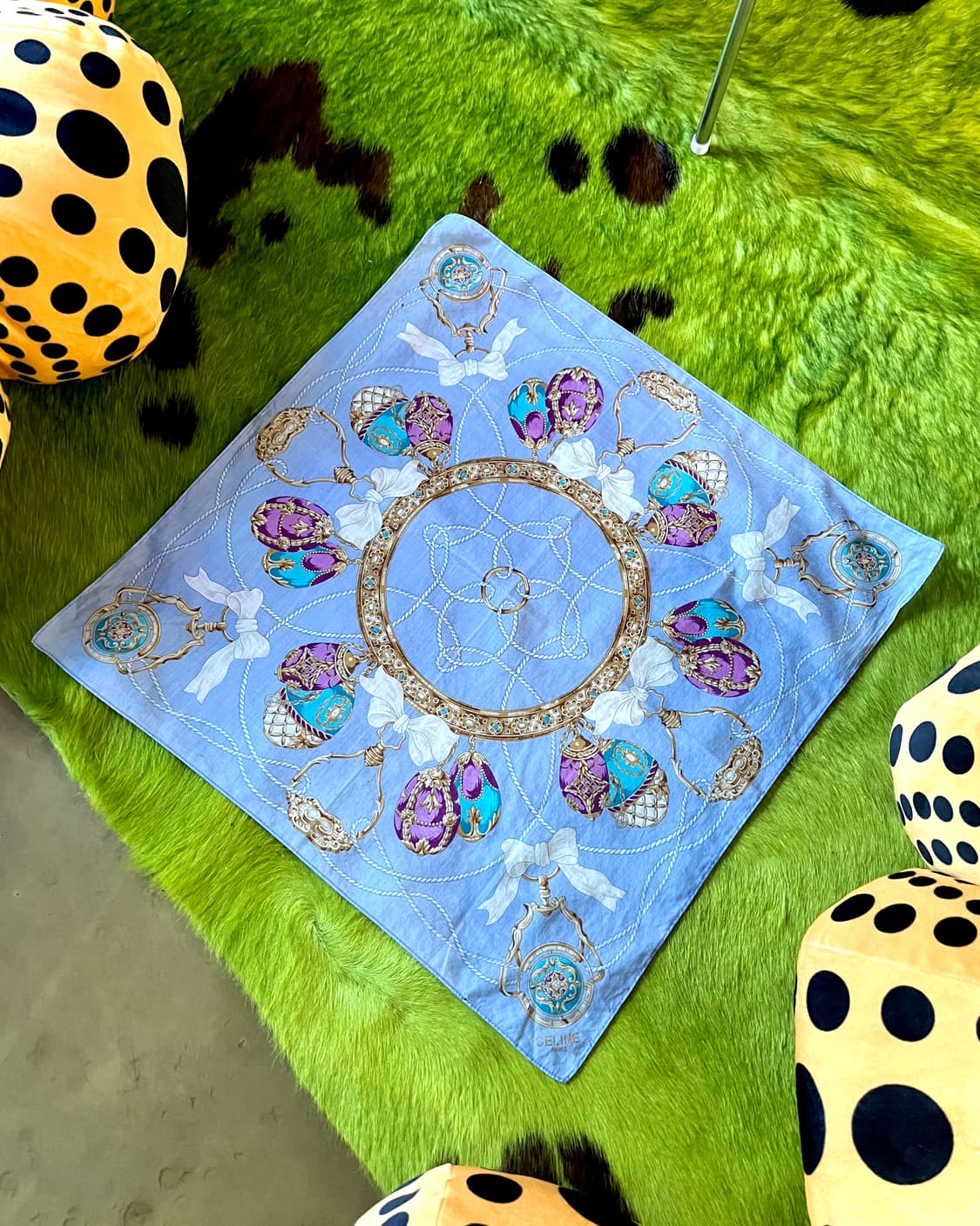 1970-80s Old CELINE Archive Bandana 상품이미지3