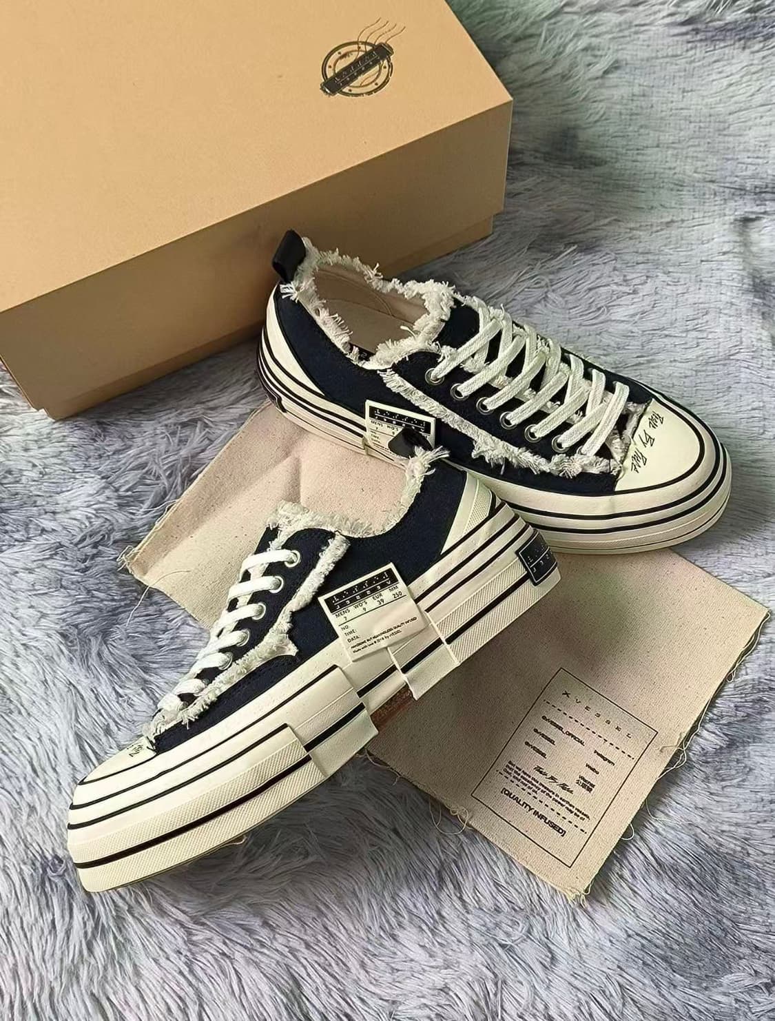 xVessel Lows Black 엑스베젤 펑첸왕 스니커 상품이미지1