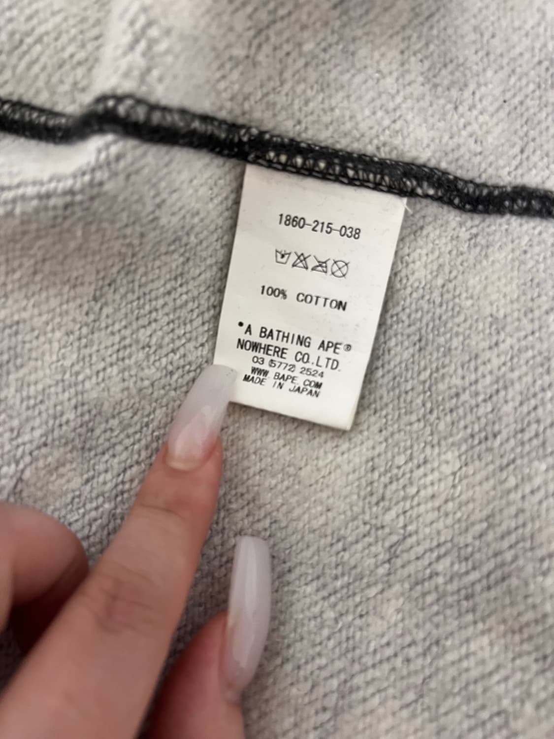 베이프 베이비 마일로 후드집업 상품이미지3