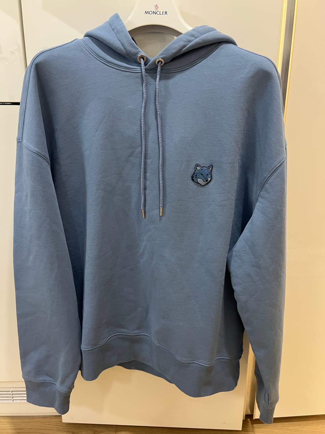 24fw 메종키츠네 블루 후드티 105 (새상품급) 상품이미지1