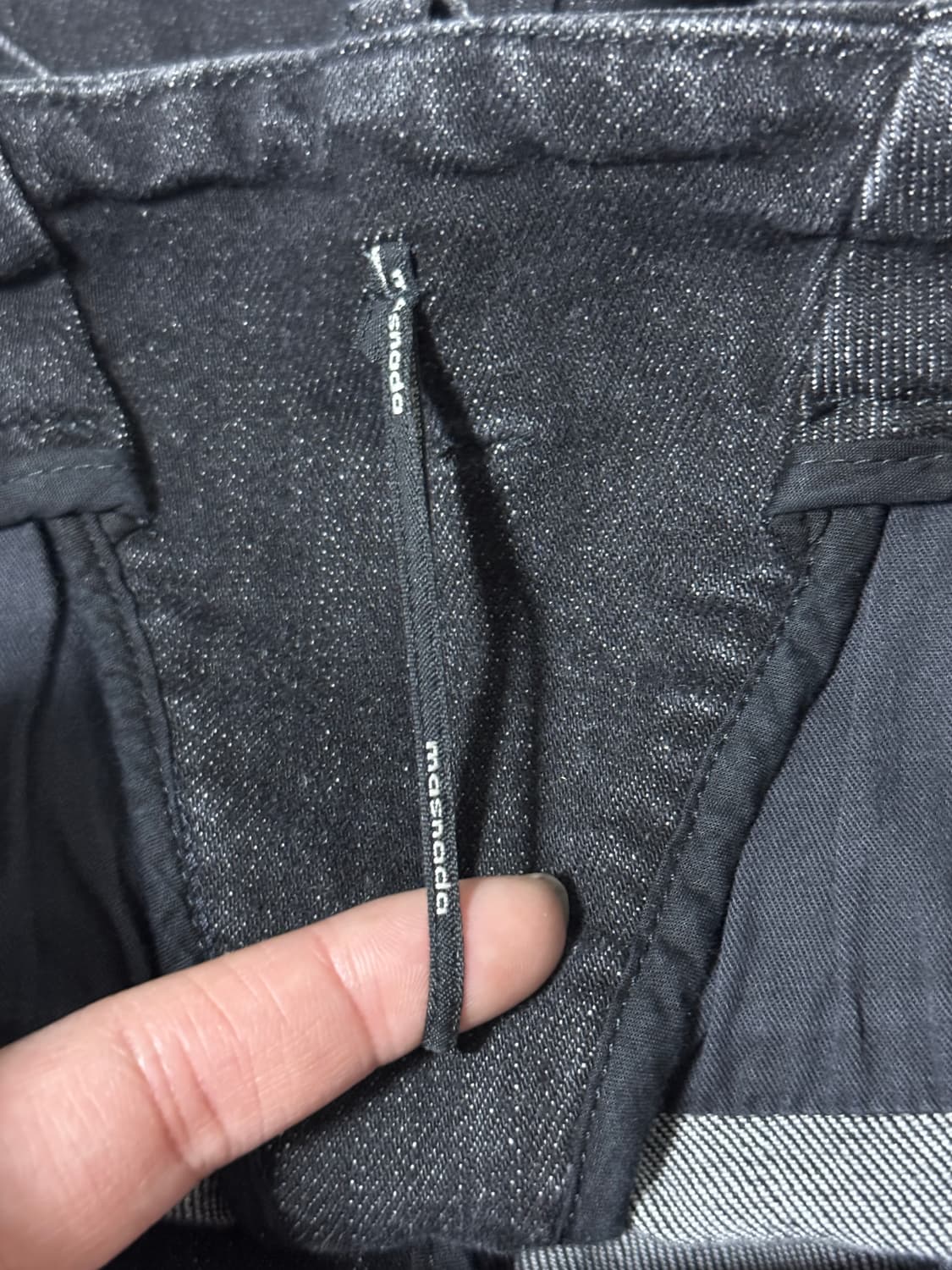 Masnada 슬림핏 데님 카고 팬츠 빈티지 상품이미지8