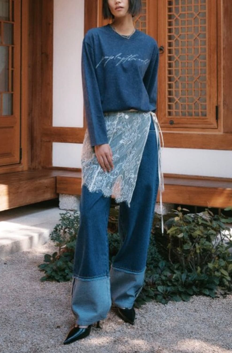 25ss 피플오브더월드 데님팬츠 새상품 L 상품이미지1