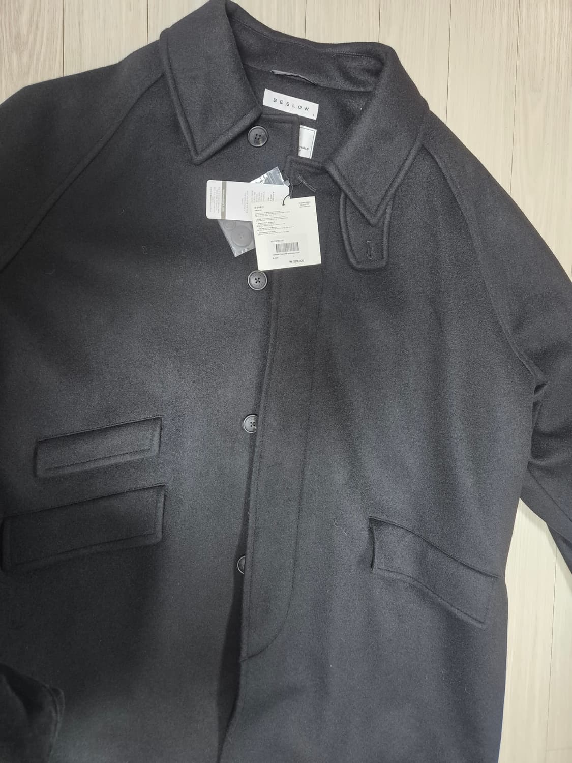 비슬로우 발마칸 코트 블랙 L 상품이미지4