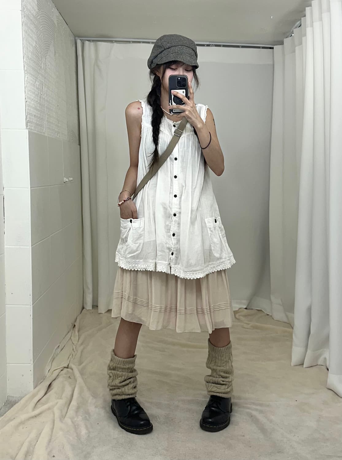 모카무스 브라운 모리걸 하구미 코디세트 상품이미지3
