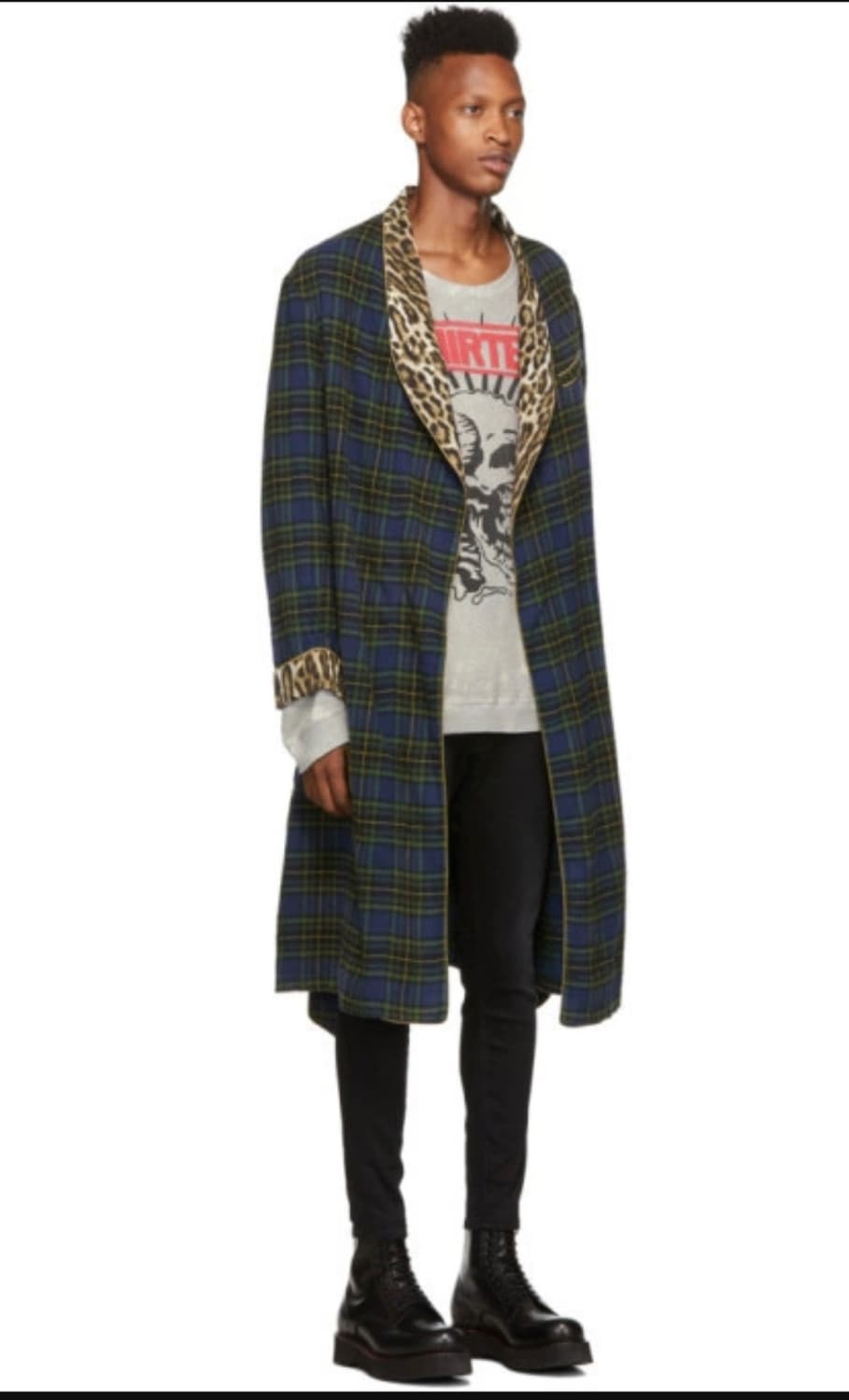 R13 Blue Smoking Robe Coat 상품이미지6