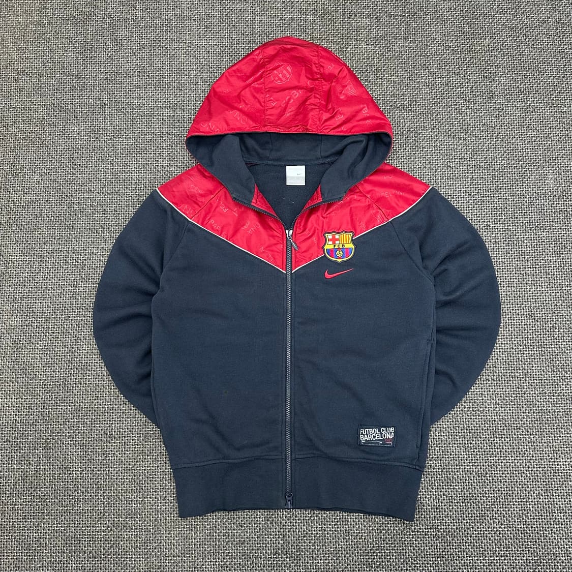 나이키 바르셀로나 05-06 올드스쿨 후드집업 S 상품이미지2