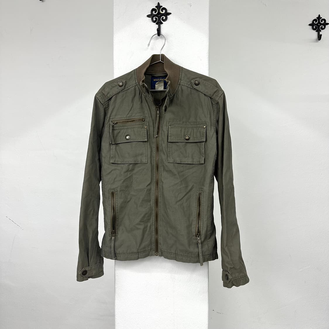 Khaki military grunge jacket  상품이미지4