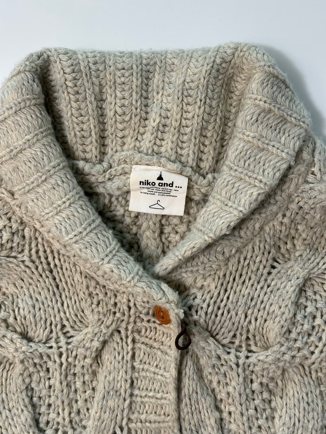 Niko and 오트밀 가디건 상품이미지8