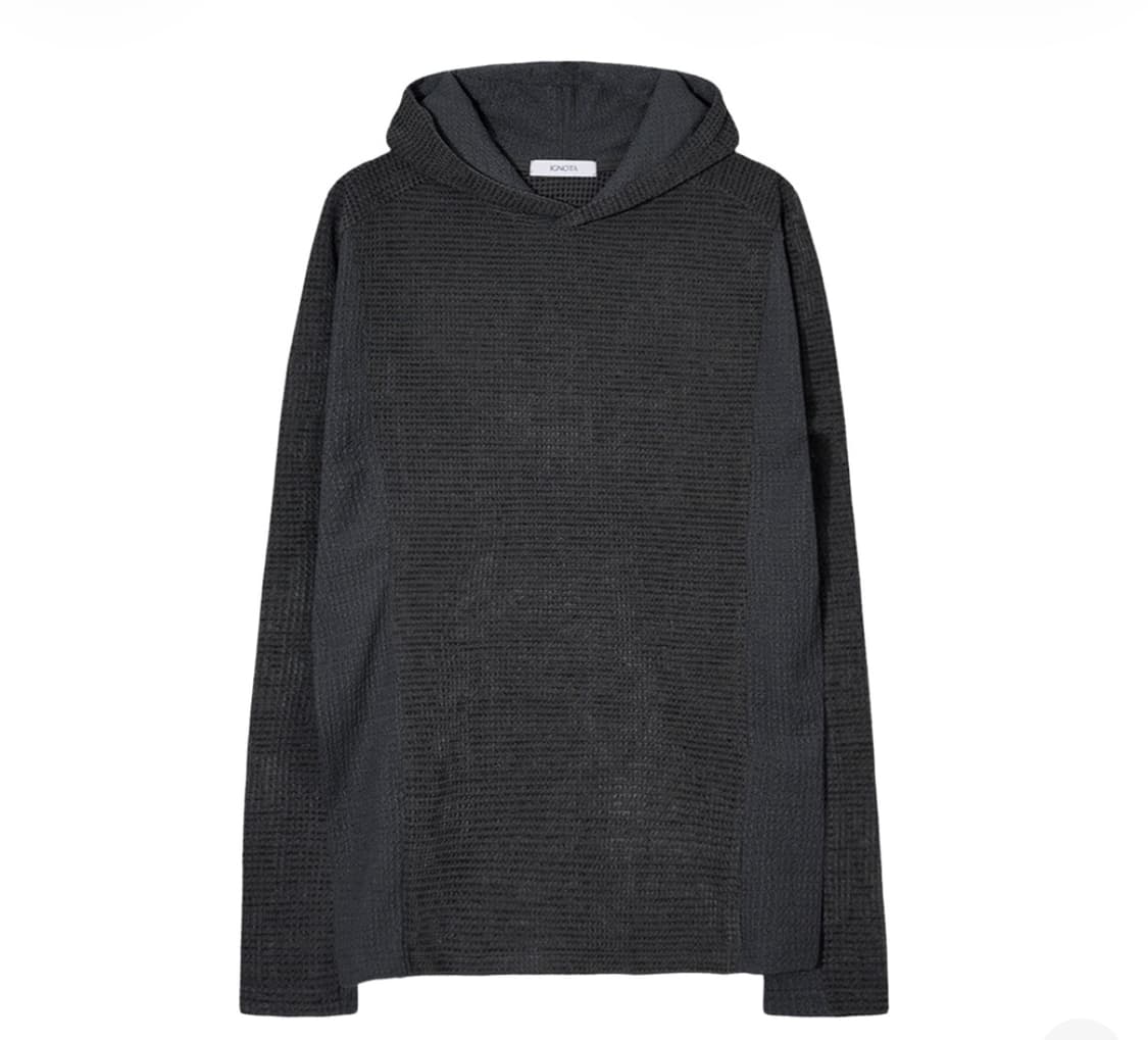 M 이그노타 코어14 패널드 후디 차콜 미개봉 새제품 판매 상품이미지1