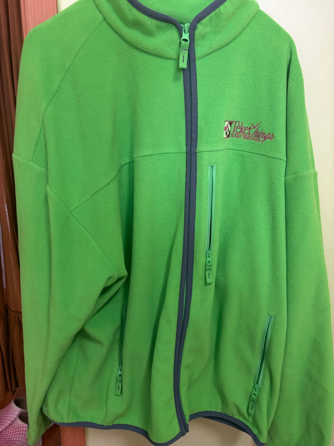 테켓 Coco Fleece Jacket 그린 상품이미지1