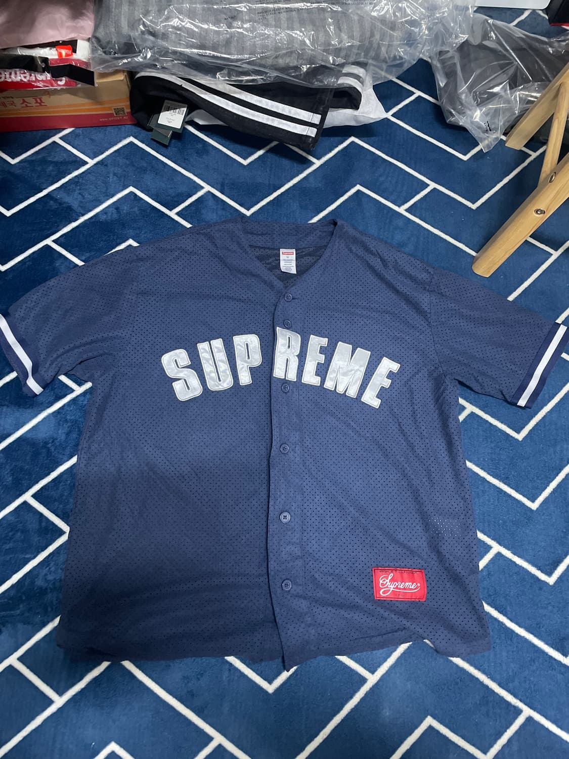 슈프림 베이스볼셔츠 m 상품이미지2