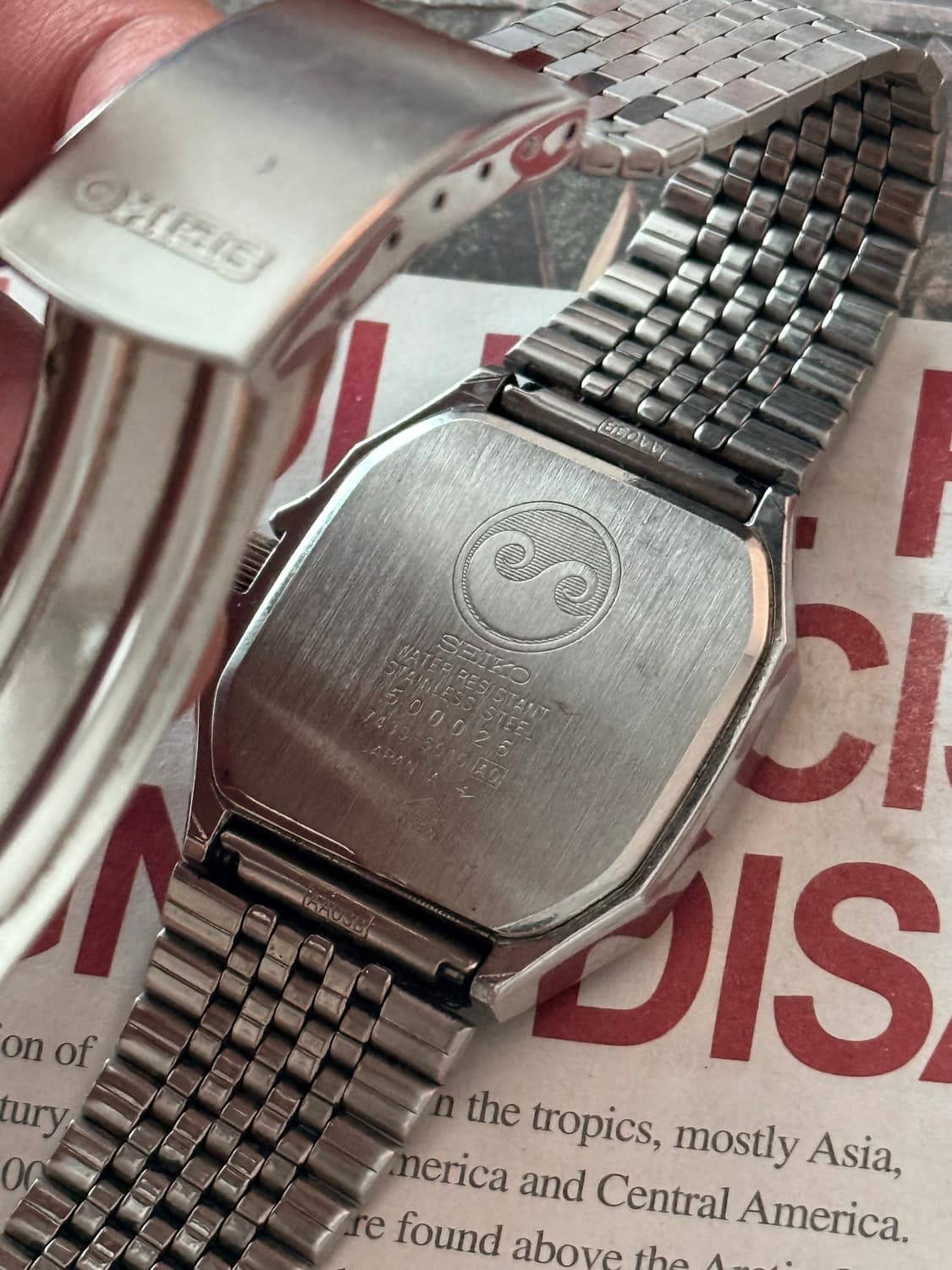 세이코 Seiko Chronos 스퀘어 데이데이트 상품이미지3