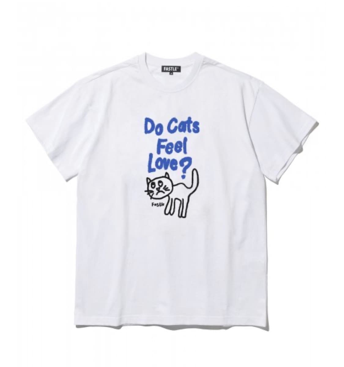 패슬 Do Cats Feel Love Tee White M 상품이미지1