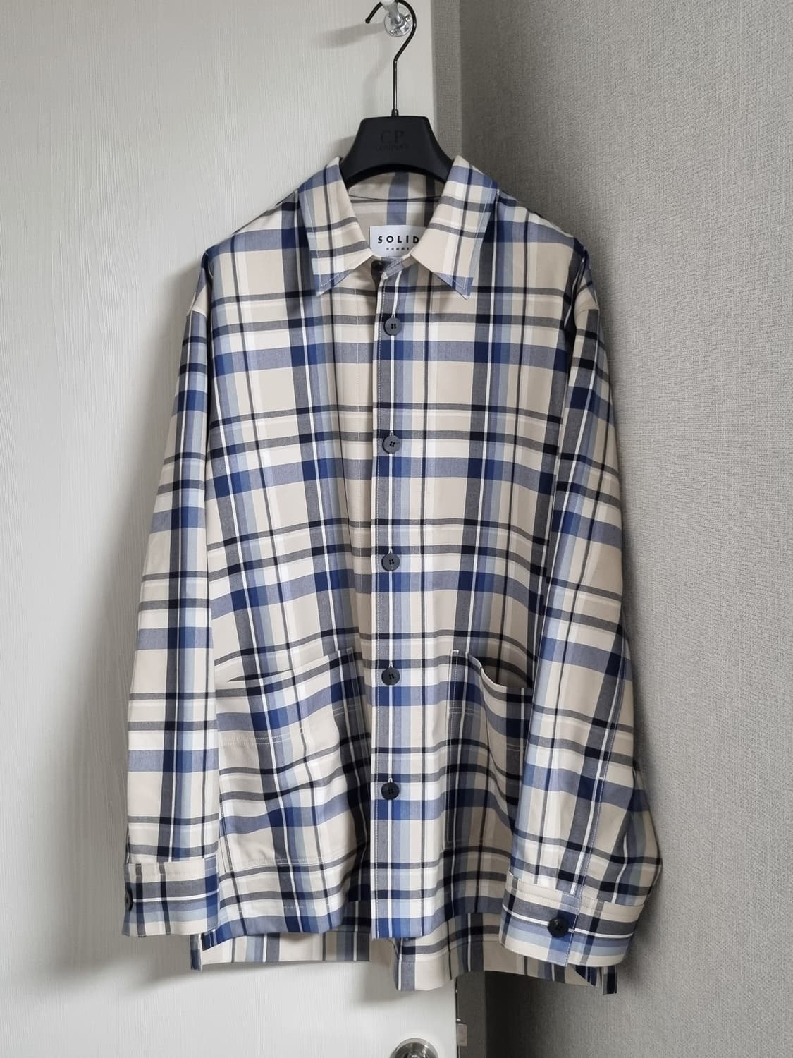 솔리드옴므 체크셔츠 상품이미지1