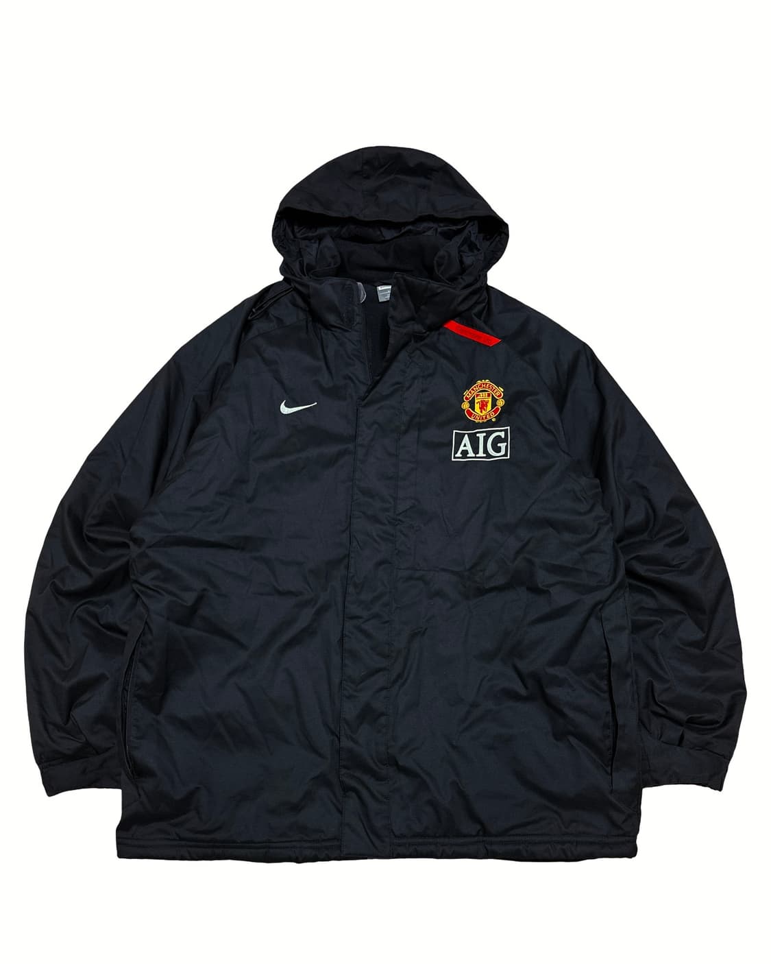 나이키 맨유 AIG 블랙 후드 점퍼 상품이미지1