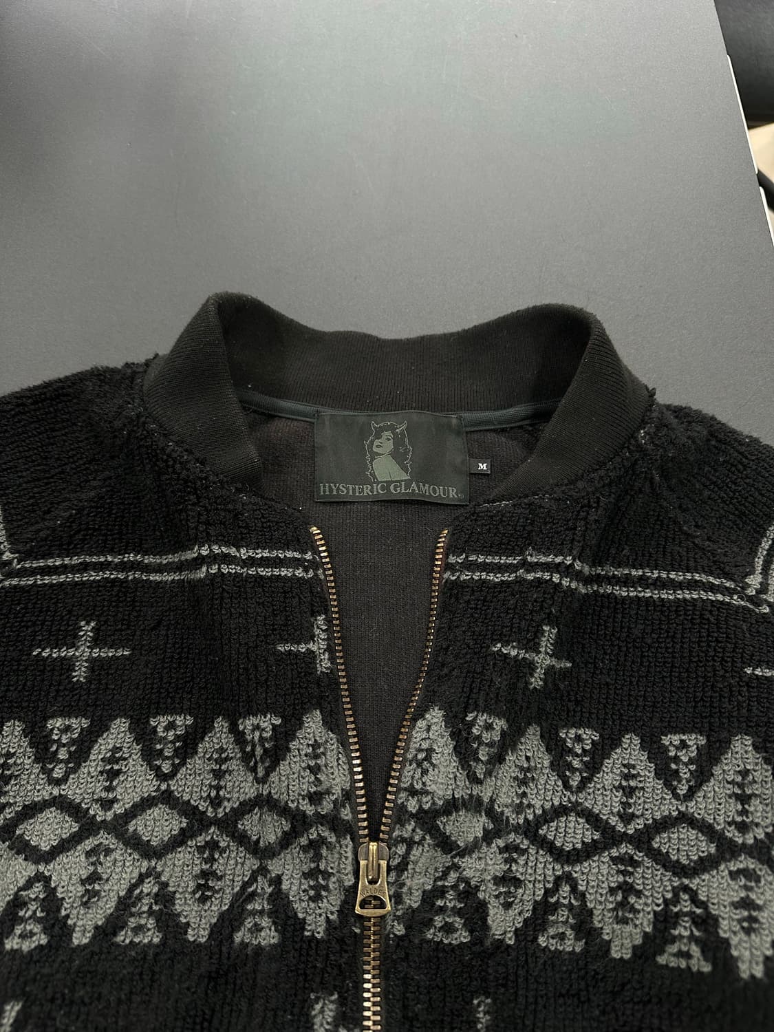 히스테릭글래머 히스걸 노르딕 헤비테리 바시티자켓 상품이미지7