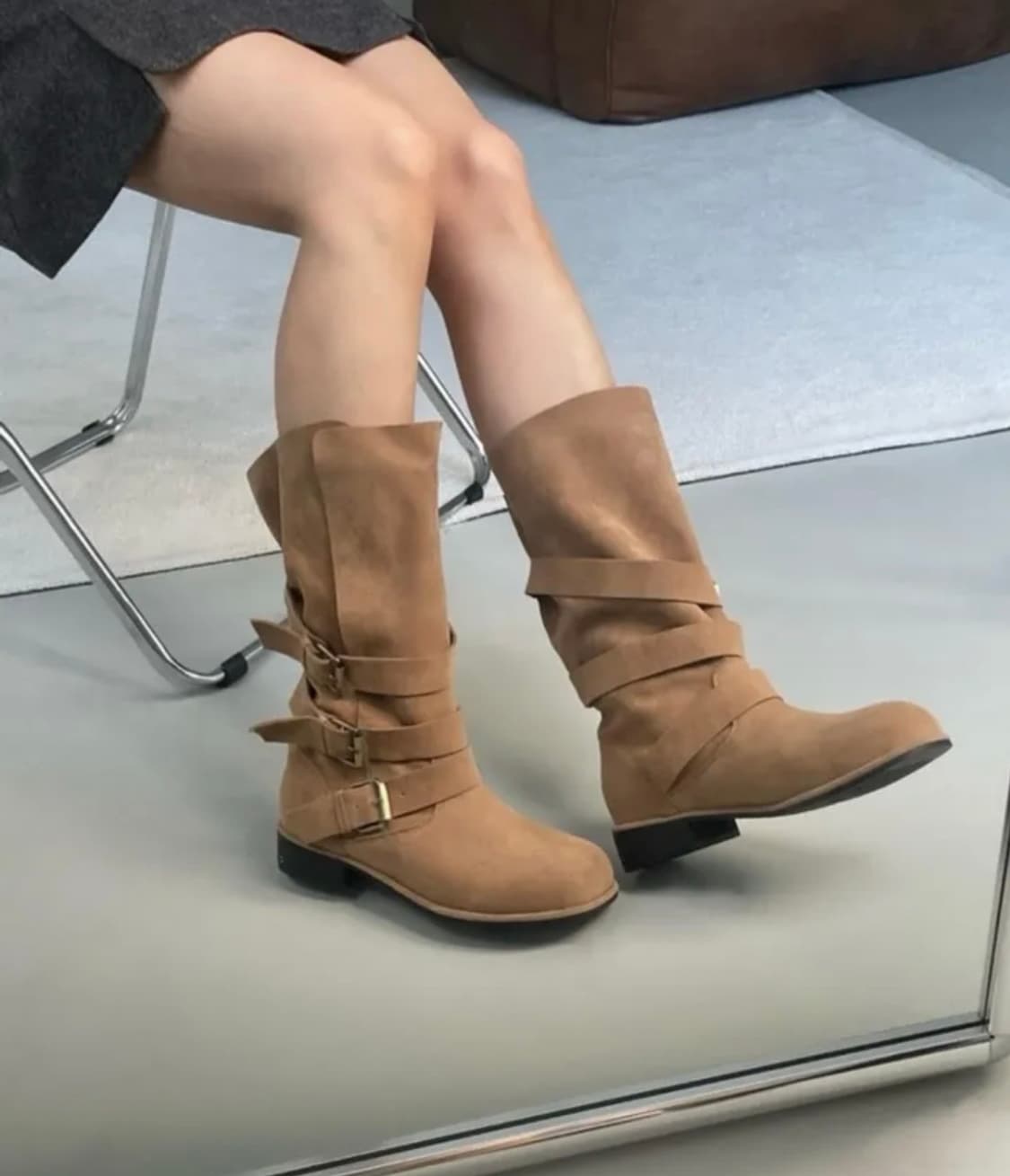 르에브 벨티드 부츠 새상품 상품이미지1