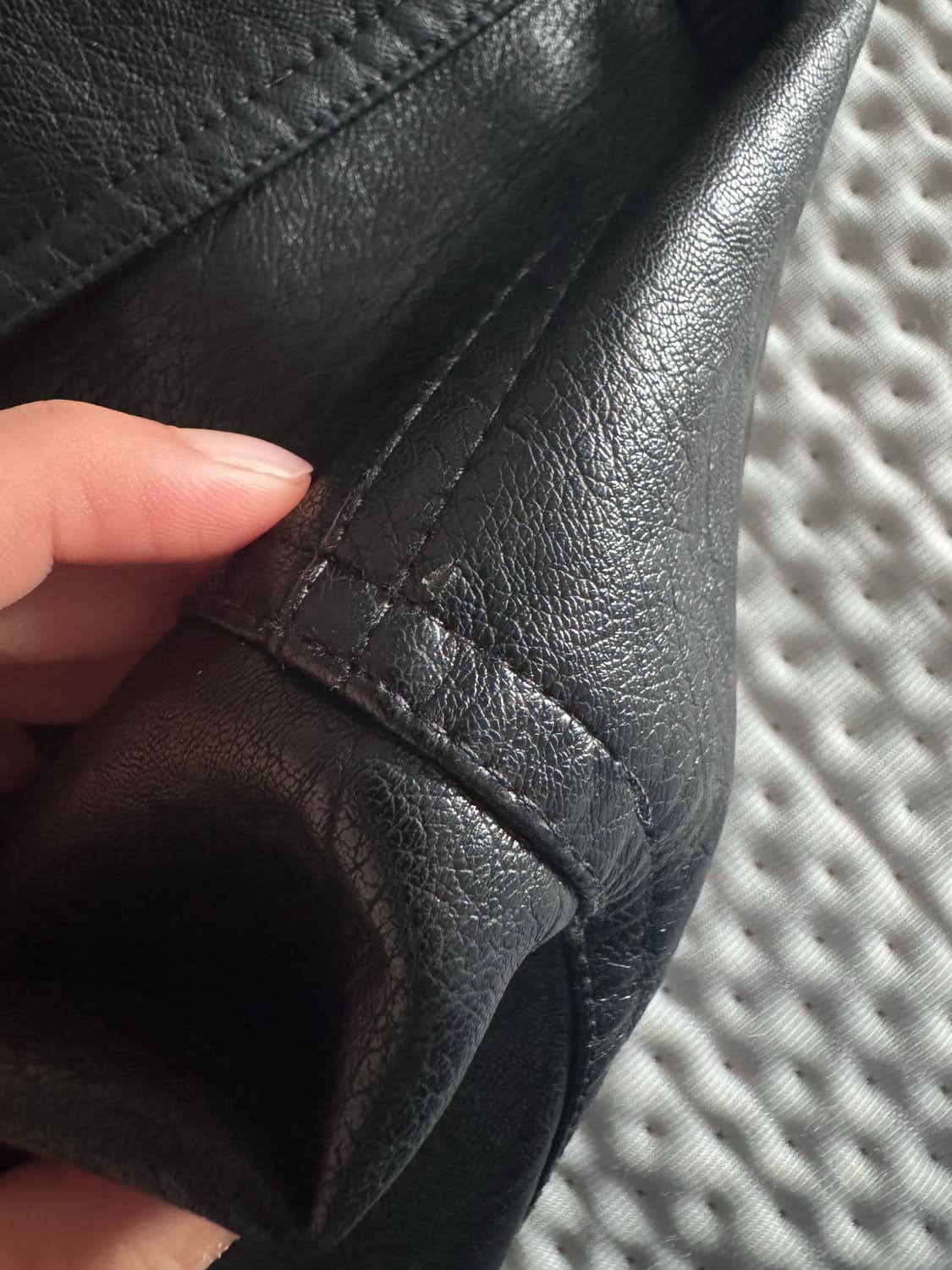 플리즈프로젝트 비건 레더 플라이트 자켓 상품이미지3