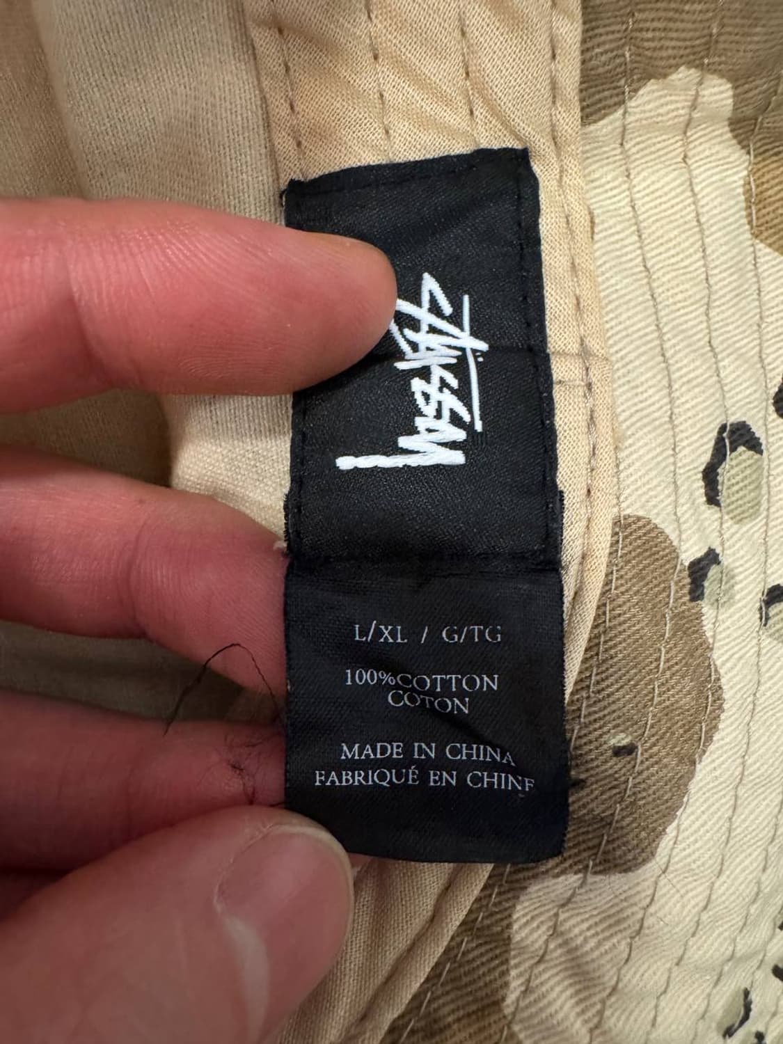 스투시 카모 버킷햇 상품이미지3