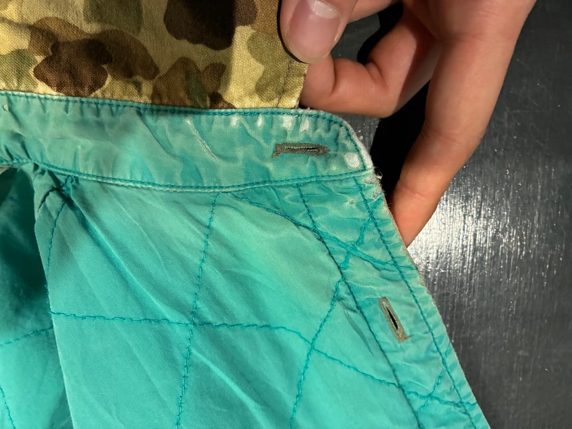 M) five brother 덕 카모 퀼팅 누빔셔츠 상품이미지8