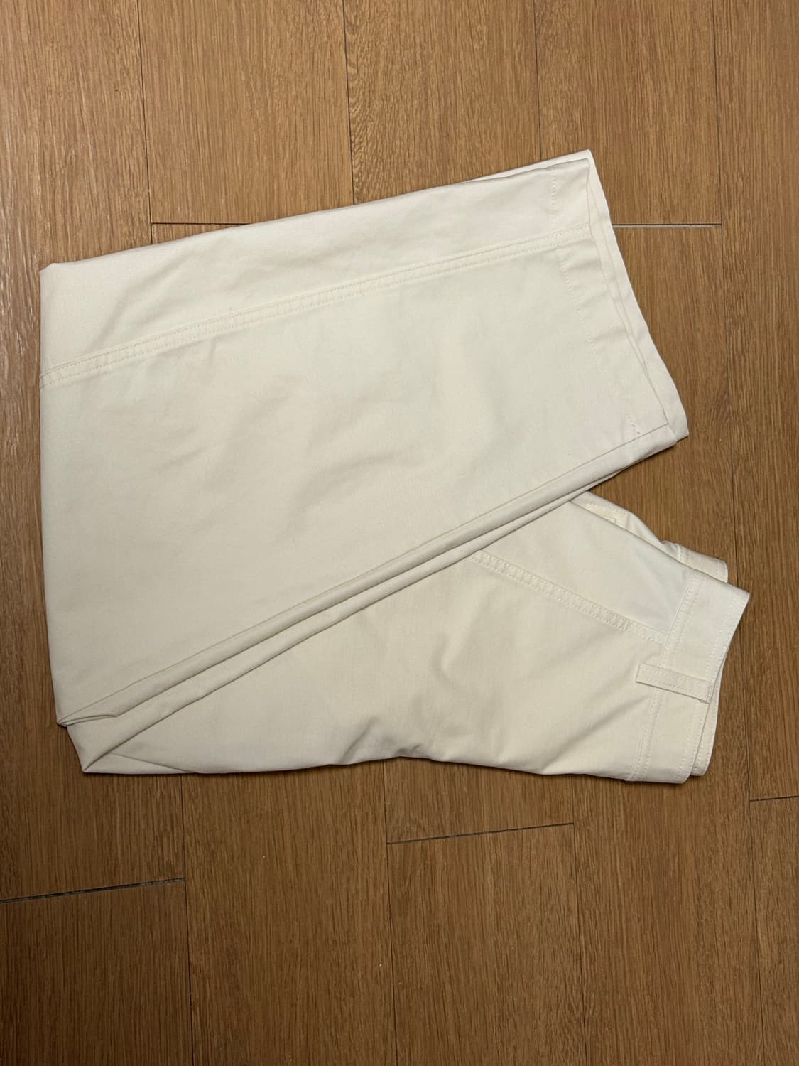 유니클로 저지배럴레그팬츠 오프화이트 스몰 상품이미지8