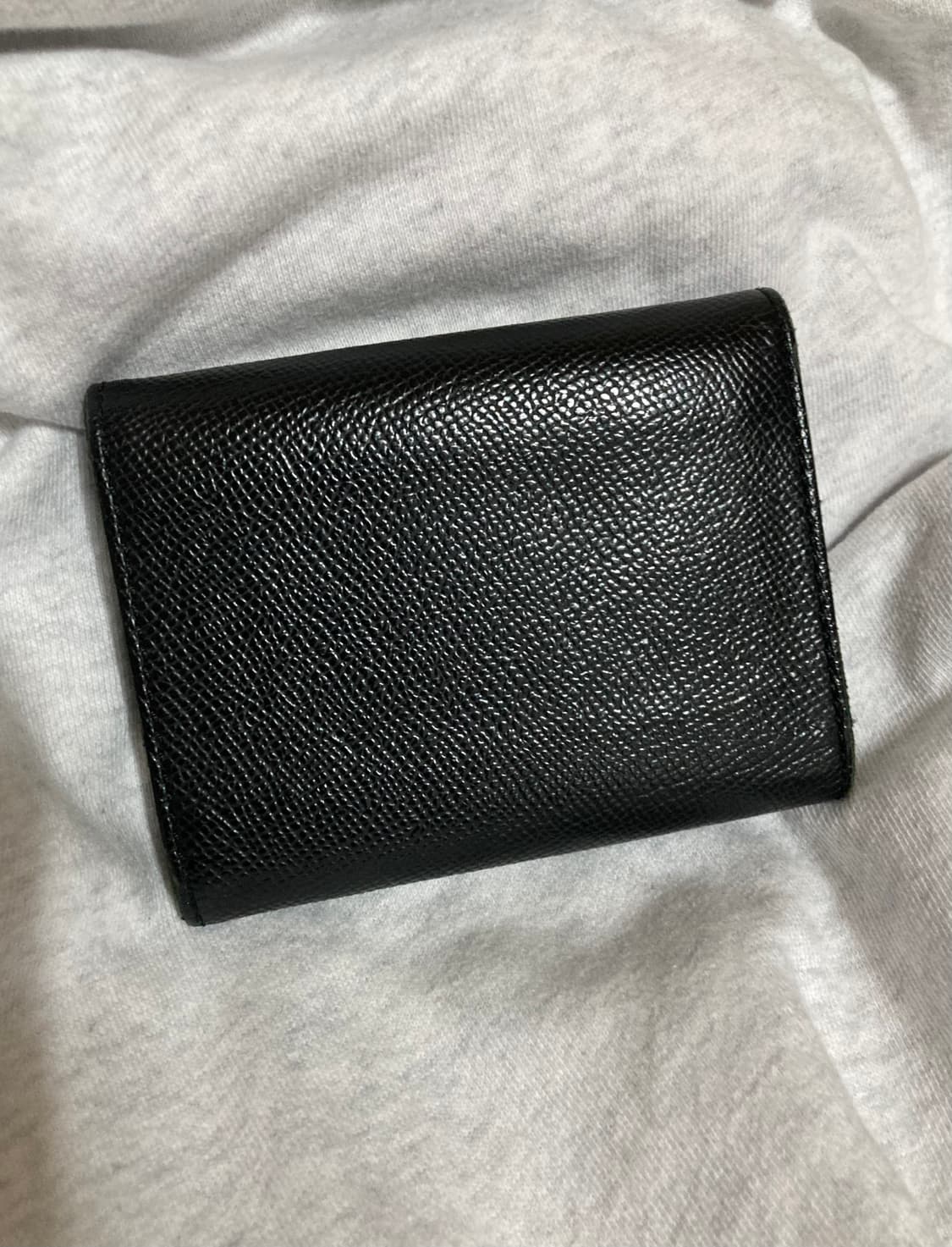 정품 빈티지 샤넬 블랙 반지갑 금장 로고 상품이미지2