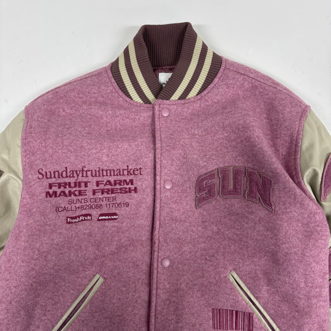 선데이 후르츠 마켓 바시티 자켓 상품이미지4