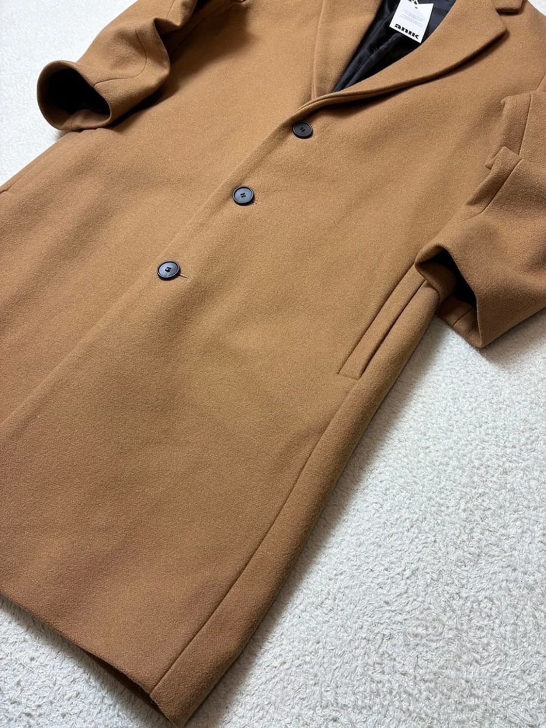 인사일런스 캐시미어블렌드 카멜 롱 코트 PN6337    상품이미지3