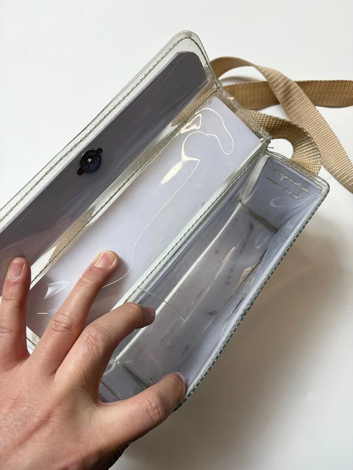 나이키 X 프라그먼트 디자인 PVC 스퀘어 크로스백 Q1490 상품이미지6