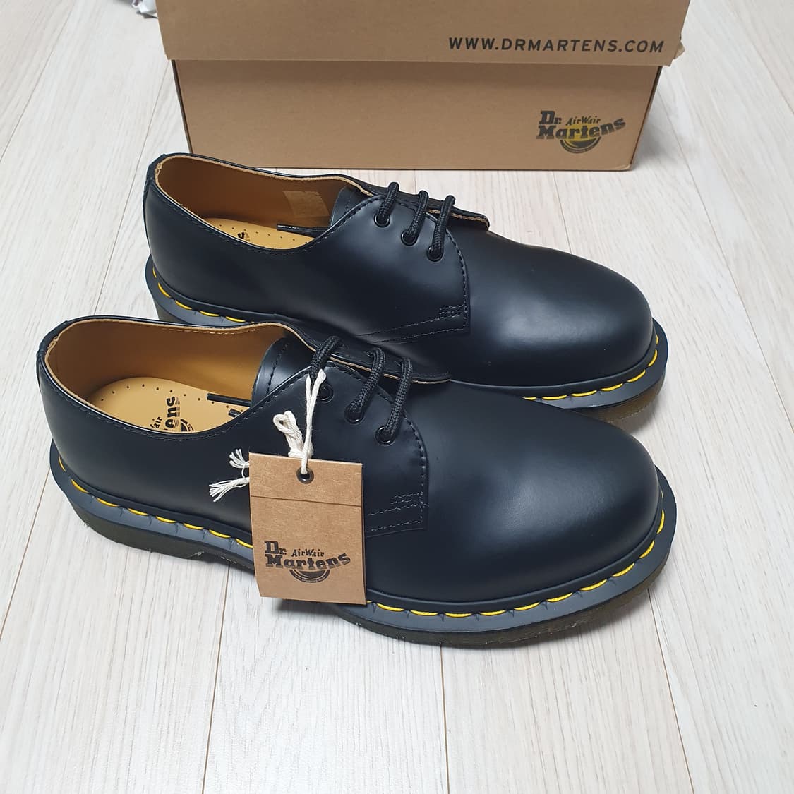 새제품250) 닥터마틴 1461 스무스 블랙 옥스포드 구두 상품이미지2