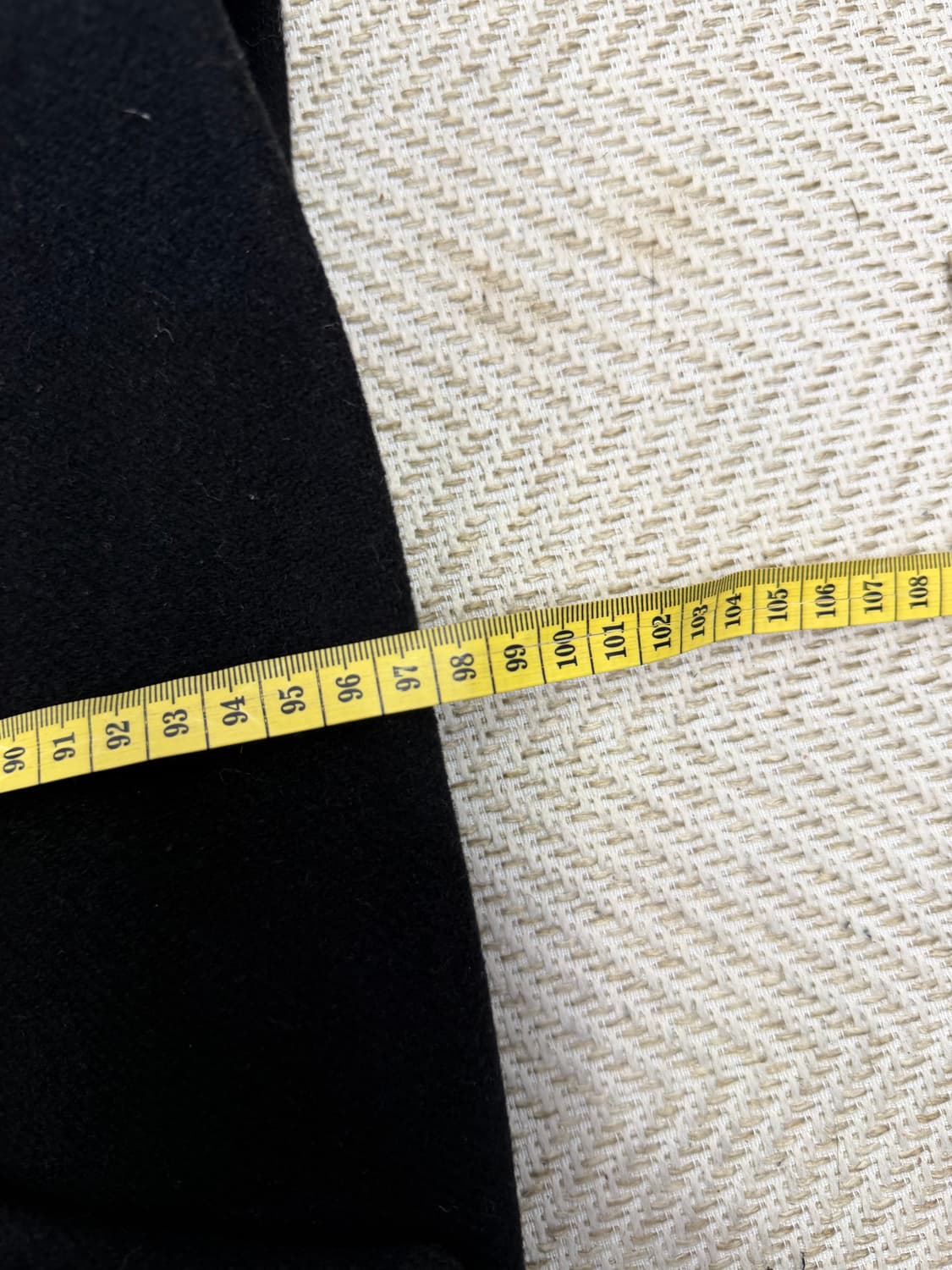 정품) 산드로 여성 배색 코트 네이비/블랙 38 상품이미지9