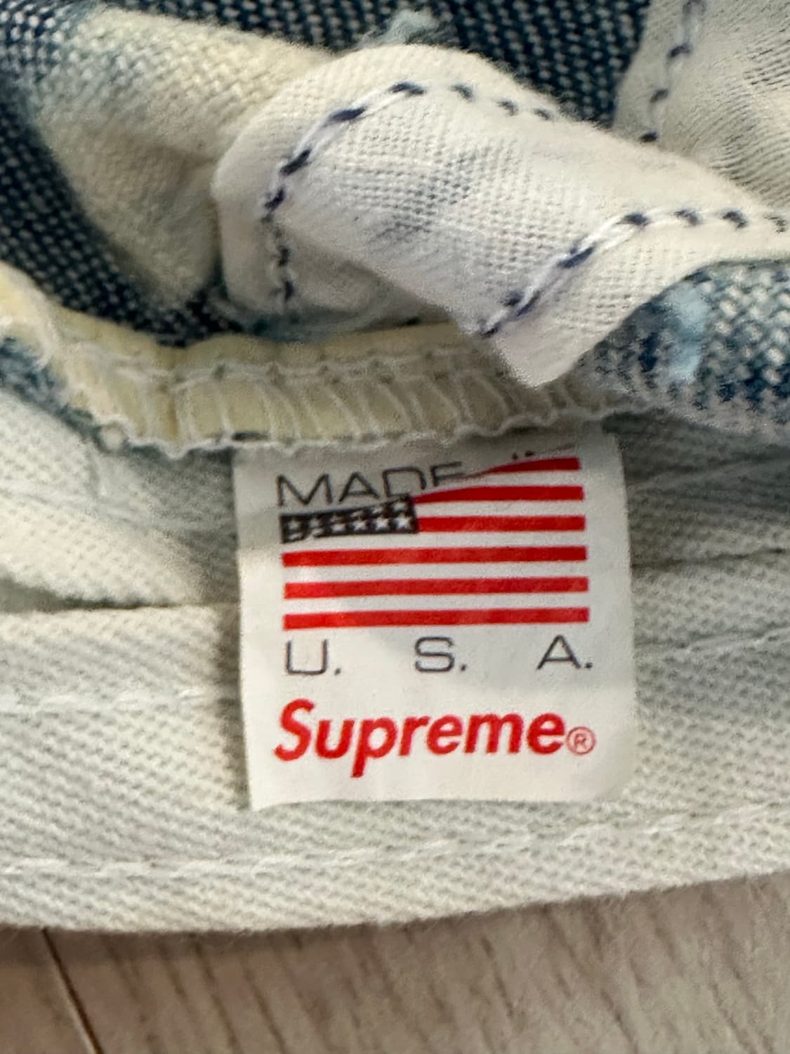 Supreme SS16 Twill Classic Logo 6-Panel 상품이미지4