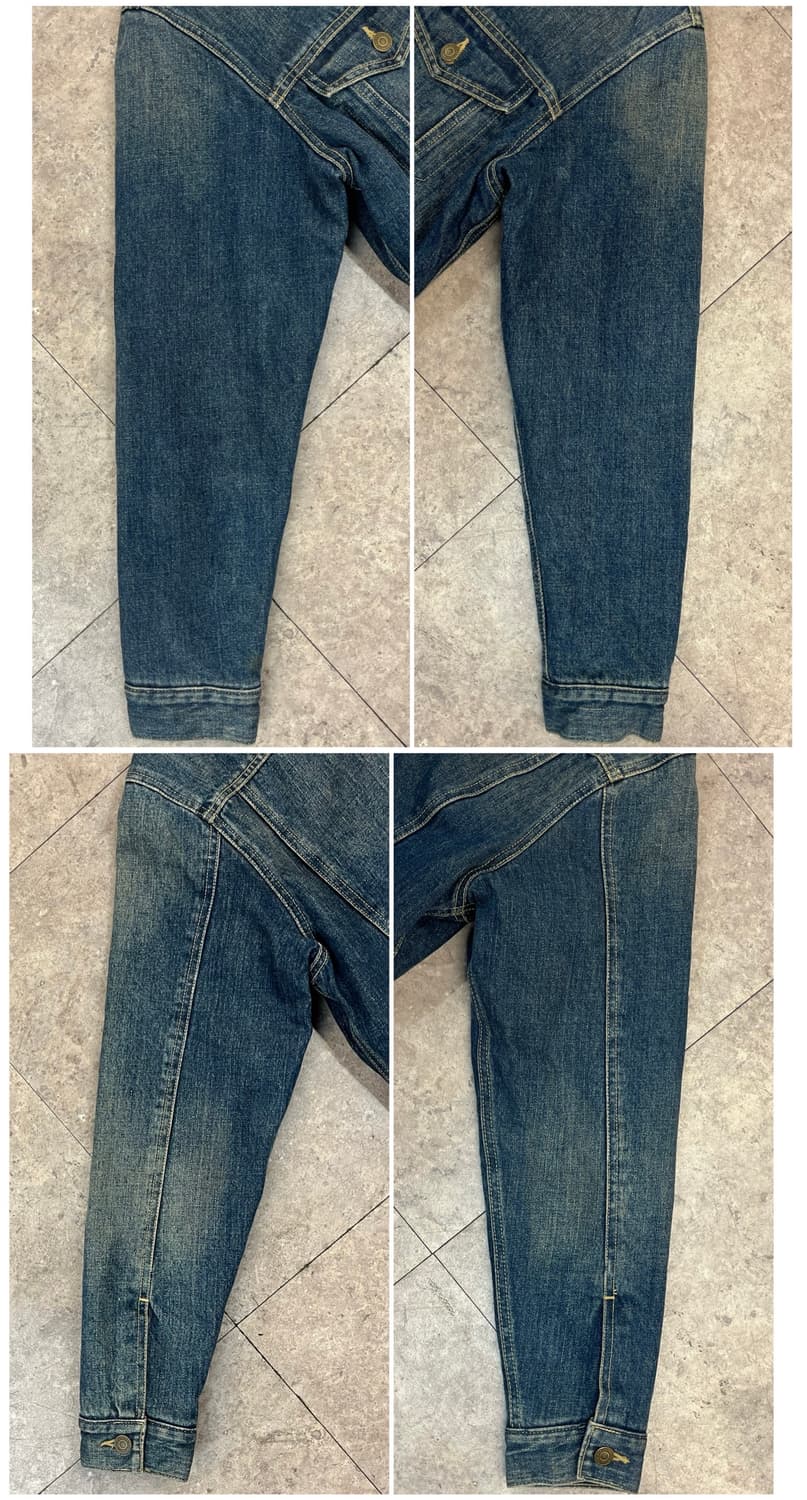 리바이스 쉐르파 트러커 퍼 데님 자켓 M #csz4035 상품이미지9