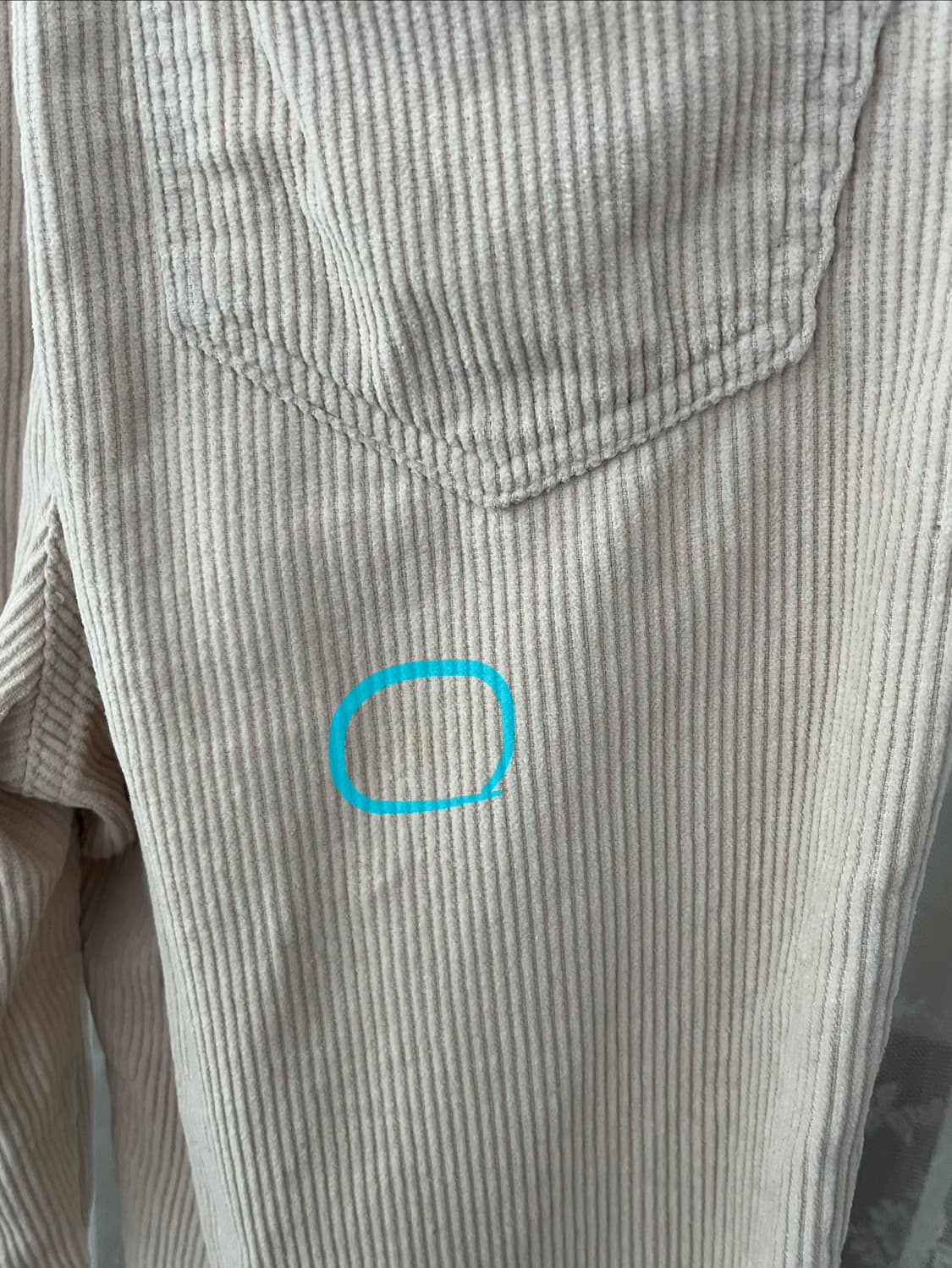 36) 럭키슈에뜨 코듀로이 팬츠 아이보리 상품이미지3