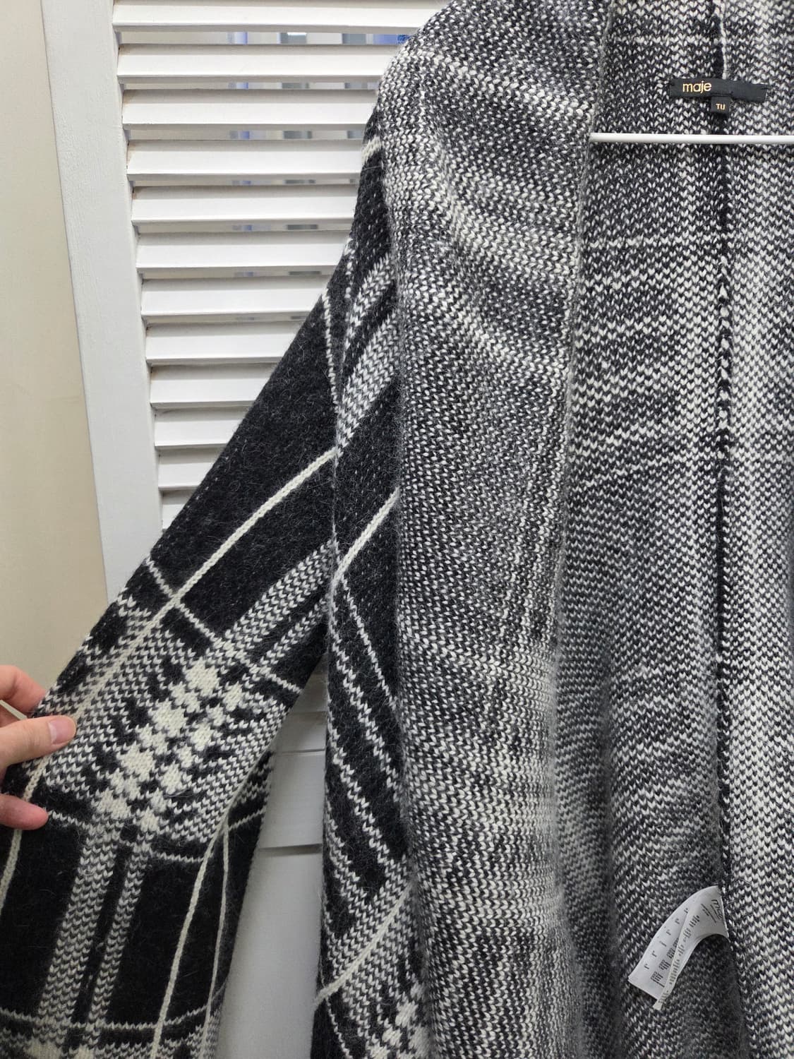 마쥬 울 판초 코트 상품이미지3