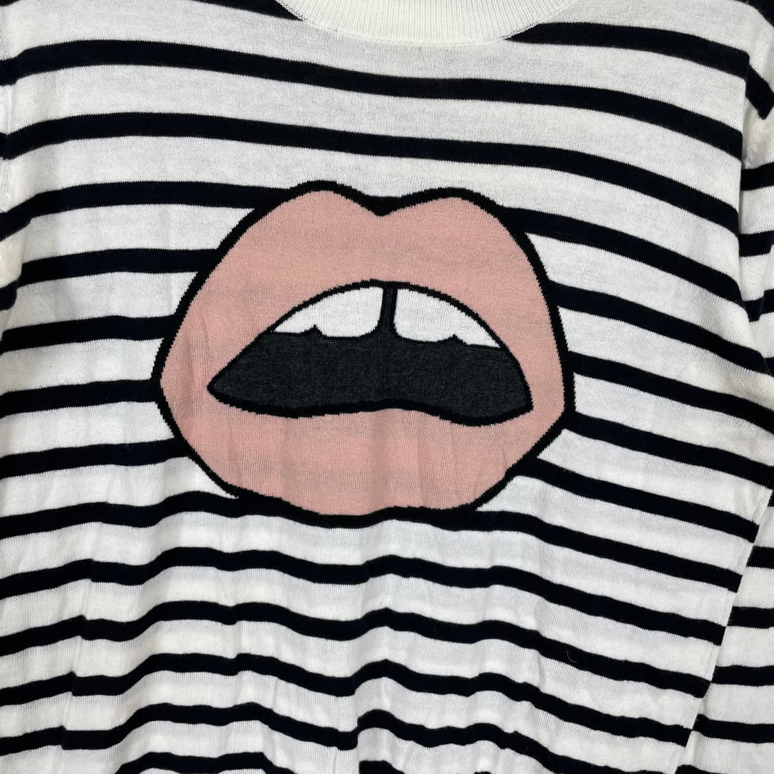 Markus lupfer 마커스루퍼 입술 니트 티셔츠 상품이미지3