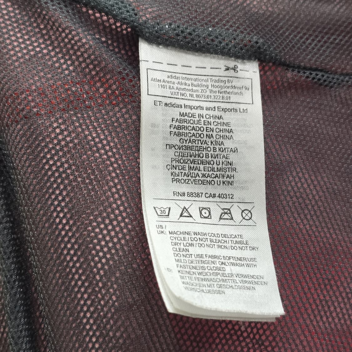 FC바이에른 뮌헨 아디다스 후드 윈드브레이커 바람막이 레드 M 상품이미지5