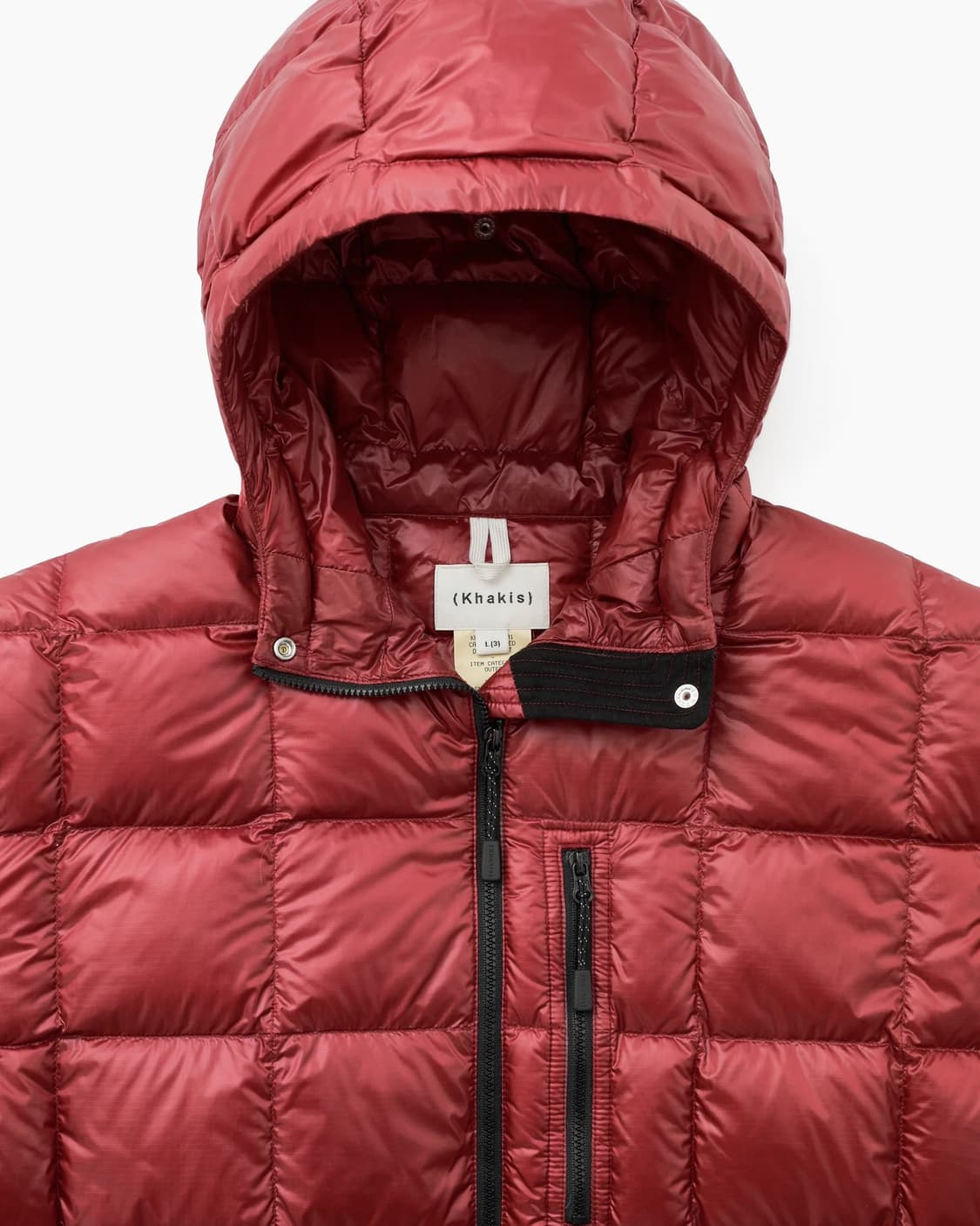 카키스 캠퍼 후디드 다운 자켓 페일레드 M 상품이미지4