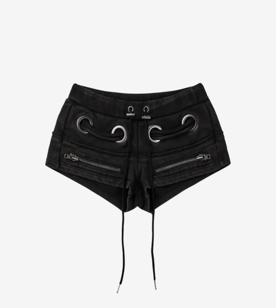 보니앤키예 아일렛 쇼츠 팬츠 블랙 상품이미지1