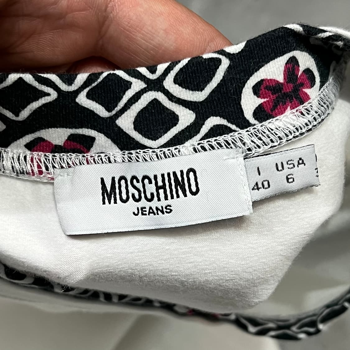  모스키노 자수로고 반팔티 y16266 상품이미지7